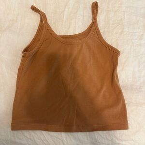 ARQ Cropped Tank Medium Tan